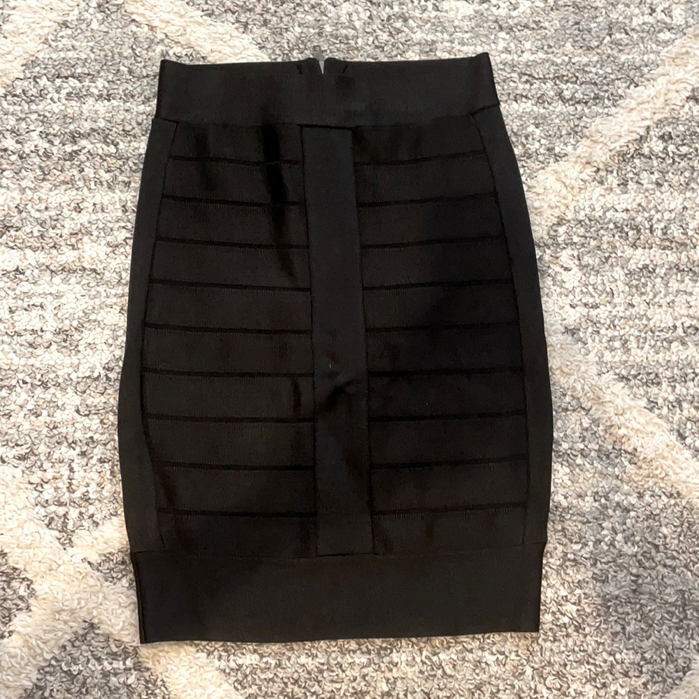 French connection banded spandex mini skirt